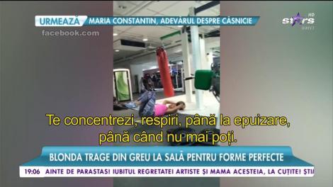 Bianca Drăguşanu, eforturi pentru un corp perfect