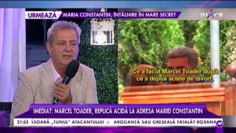 Maria Constantin şi Marcel Toader: "Au fost suflete pereche". C&acirc;nd au &icirc;nceput să se &icirc;ndepărteze unul de celălalt
