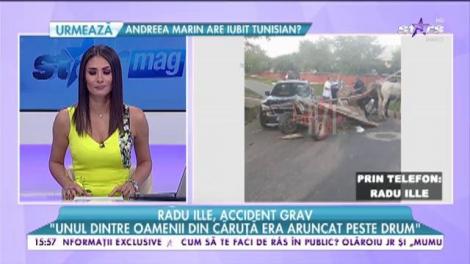 Radu Ille, la un pas de moarte după ce maşina în care se afla s-a ciocnit cu o căruţă