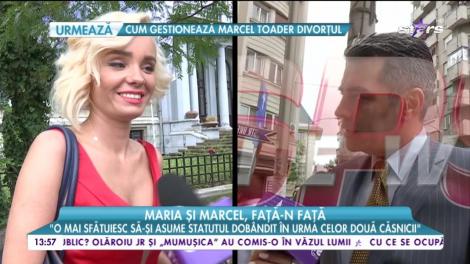 Marcel Toader şi Maria Constantin, faţă-n faţă!