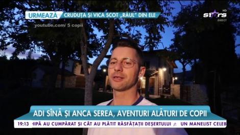 Anca Serea şi Adi Sînă, aventuri în Toscana alături de copii