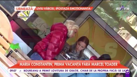Maria Constantin a plecat în prima vacanţă fără Marcel Toader! Oare e deja cu un nou iubit?