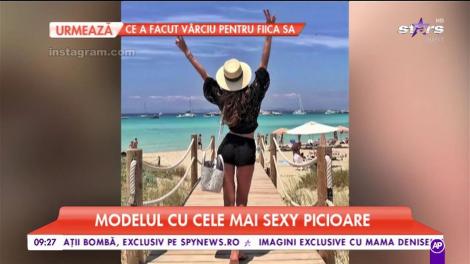 Izabela Goulbert, modelul cu cele mai sexy picioare! La soare te poţi uita, dar la ea, ba!