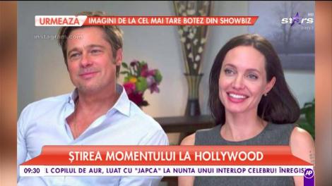 Știrea momentului la Hollywood! Angelina Jolie şi Brad Pitt se împacă, dar nu renunță la divorț