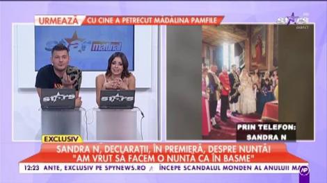 S-a căsătorit &icirc;n secret, iar invitaţii au fost &icirc;mbrăcaţi ca-n poveştile de la Disney! Anca Serea şi Adi S&icirc;nă, naşii unei artiste: "Ne dorim un copil"