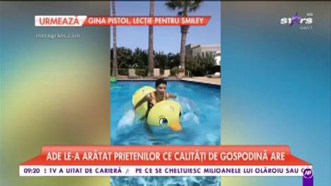 Adelina Pestriţu și-a luat gașca și a plecat departe de România