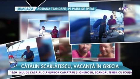 Chef Cătălin Scărlătescu se răsfaţă într-o vacanţă de lux în Grecia