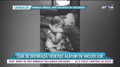 Cum se distrează vedetele alături de micuţii lor