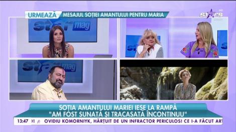 Soția amantului Mariei Constantin iese la rampă: ”Nu îl apăr, dar nici nu îl acuz pe soțul meu”