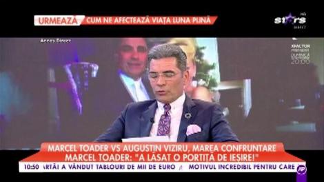 Dialog dur între Marcel Toader și Augustin Viziru: "Trebuia să vii şi să vorbim bărbăteşte. Soţia mea a auzit de la TV că sparg casele oamenilor"