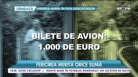 Sandra N are o lună de miere de vis în Maldive