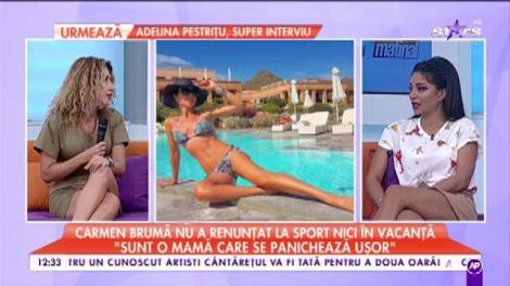 Carmen Brumă nu a renunțat la sport nici în vacanță