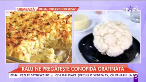 Ralu ne pregătește conopidă gratinată