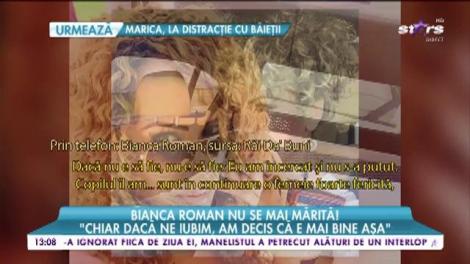 Bianca Roman nu se mai mărită! „M-a făcut să cred că o să ne căsătorim”