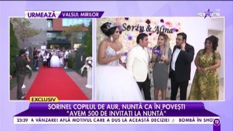 Sorin Copilul de Aur, nuntă ca în poveşti! Imagini spectaculoase de la marele eveniment