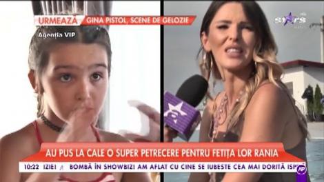 Denisa Nechifor și Adrian Cristea au pus la cale o super petrecere pentru fetița lor Rania
