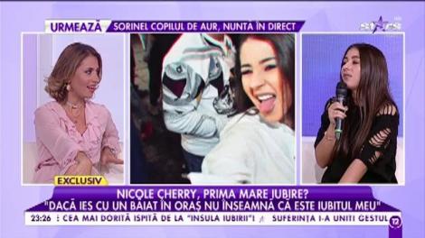 Nicole Cherry, întâia mare iubire?!” Primul sărut a fost la 17 ani”