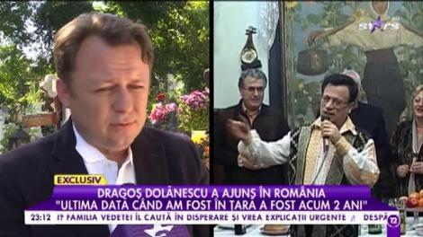 Dragoş Dolănescu: ”Am venit la mormântul tatălui și să-mi plătesc impozitele”