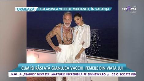 Cum își răsfață Gianluca Vacchi noua lui iubită