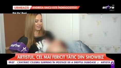 Andrei Ştefănescu, un tătic împlinit şi foarte grijuliu
