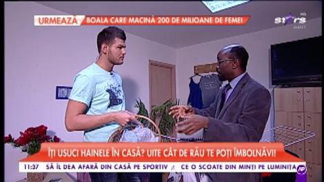 Îți usuci hainele în casă? Uite cât de rău te poți îmbolnăvi!