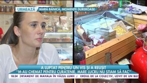 Scenariu de film! O românca a ajuns de la mătură la propriul restaurant în centrul Capitalei