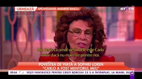 Povestea de viață a Sophiei Loren. „Carlo a fost mentorul meu”