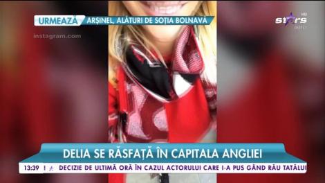 Delia se răsfață în capitala Angliei. Cântăreața a dat iama în dulciuri