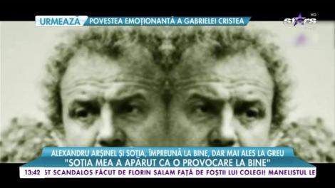 Alexandru Arşinel și soția, împreună la bine, dar mai ales la greu. „Am pornit de la nimic și am reușit să avem o familie”