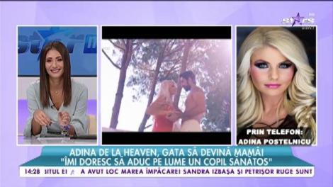Adina de la Heaven, gata să devină mamă!