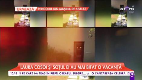 Laura Cosoi și soțul ei au plecat în vacanță, în Grecia