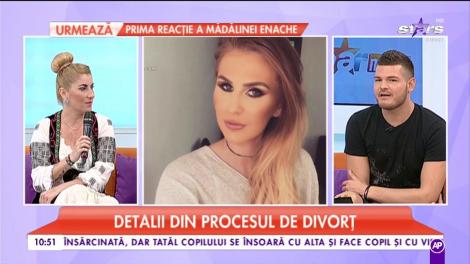 A plecat cu amanta şi acum &icirc;i mai dă o lovitură soţiei! Prima reacţie a Mădălinei Enache despre pensia alimentară