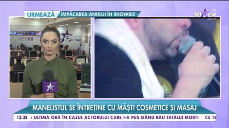 Florin Salam se întreține cu măști cosmetice și masaj