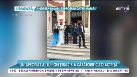 Nuntă exclusivistă în lumea bună a Capitalei! Un apropriat al lui Ion Ţiriac s-a căsătorit cu o actriţa
