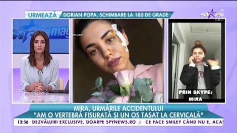 Mira, solista trupei Dj Project, urmările accidentului: "Nu prea pot să stau mult timp în picioare! Noaptea iau calmante"