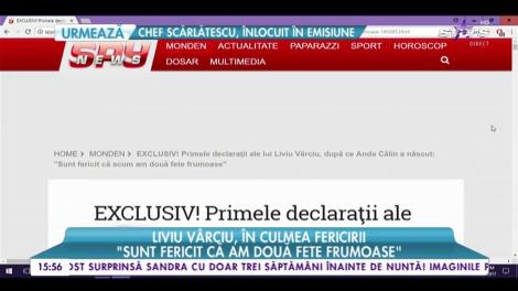 Liviu Vârciu, primele declarații după nașterea celui de-al doilea copil: ”Este o binecuvântare de la Dumenezeu”