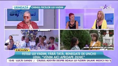 Fetele lui Vadim, fără tată, renegate de unchi!