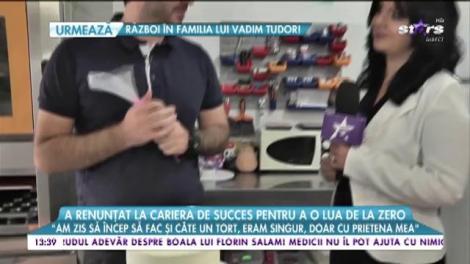 A renunțat la o carieră de succes pentru a o lua de la zero. „Prietenii m-au încurajat să fac acest pas”