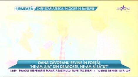 Ce spune Oana Zăvoranu despre căsătoria cu Alex