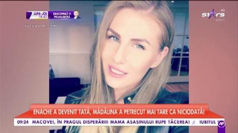 Amanta lui Gabi Enache a născut! Ce făcea Mădălina &icirc;nainte fericitul eveniment din viaţa tatălui fetiţei ei