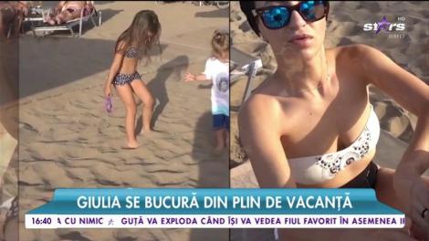 Giulia, vacanță de neuitat împreună cu familia