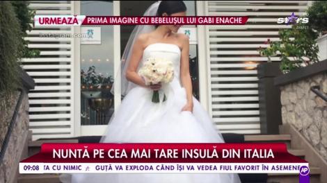 Nuntă pe cea mai tare insulă din Italia. Dansul mirilor a fost pe melodia Rihannei