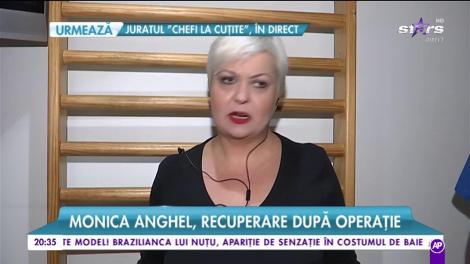 Monica Anghel, trage tare şedinţele de recuperare, după operaţia la coloană: "Se întâmplă să mai clachez"