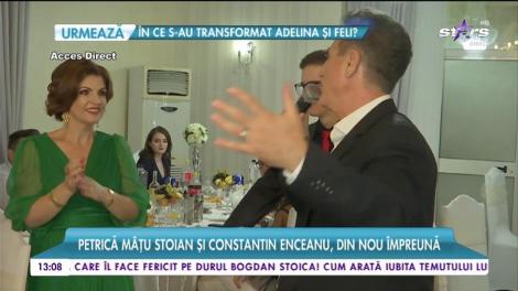 Petrică Mâţu Stoian şi Constantin Enceanu au încins ringul de dans la o petrecere