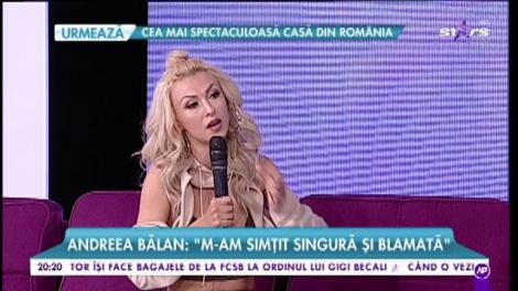 Andreea Bălan, trecut dureros: ”Nu-mi aduc aminte nicio vacanță în familie. M-am simțit singură și blamată”