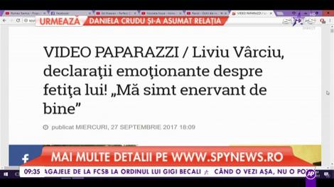 Liviu Vârciu, declarații emoționante: „Ma simt enervant de bine”