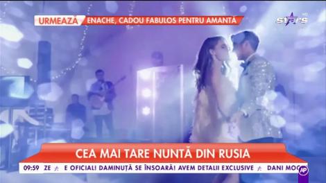 Cea mai tare nuntă din Rusia. Mireasa a purtat două rochii