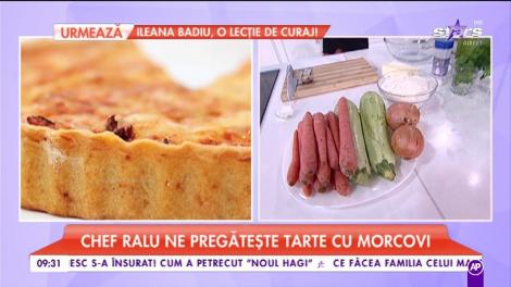 Chef Ralu ne pregătește tarte cu morcovi