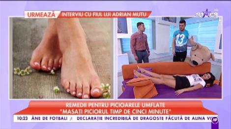 Remedii naturiste pentru picioarele umflate