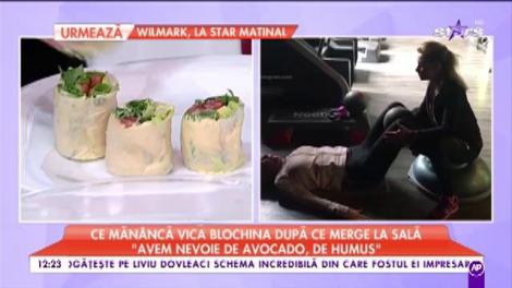 Ce mănâncă Vica Blochina după ce merge la sala: "O să facem o shaorma sănătoasă"
